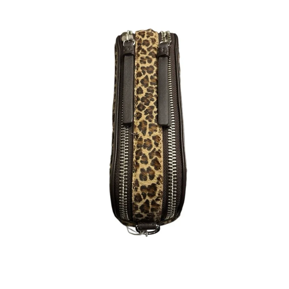 Tory Burch Mini Miller Leopard Print Calf Hair Crossbody Bag New w/tag Authentic